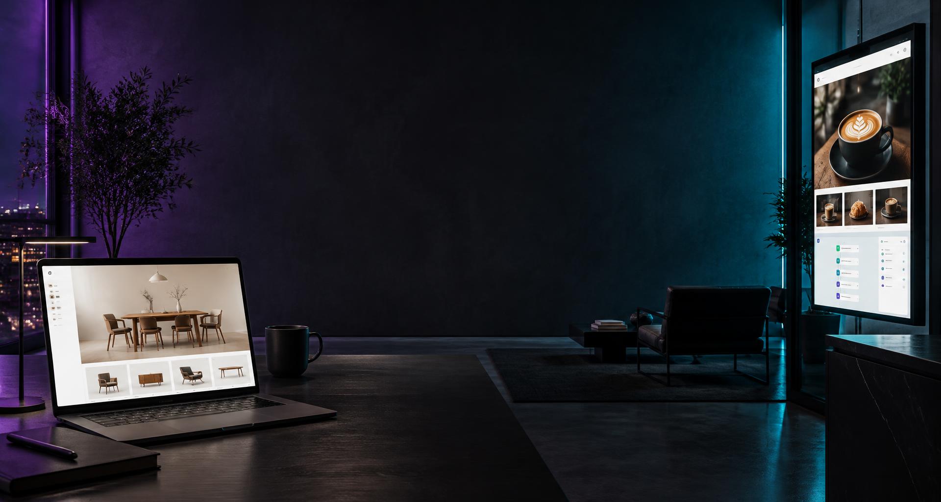 Criiate digitalt studio med webshop, kaffebar og app